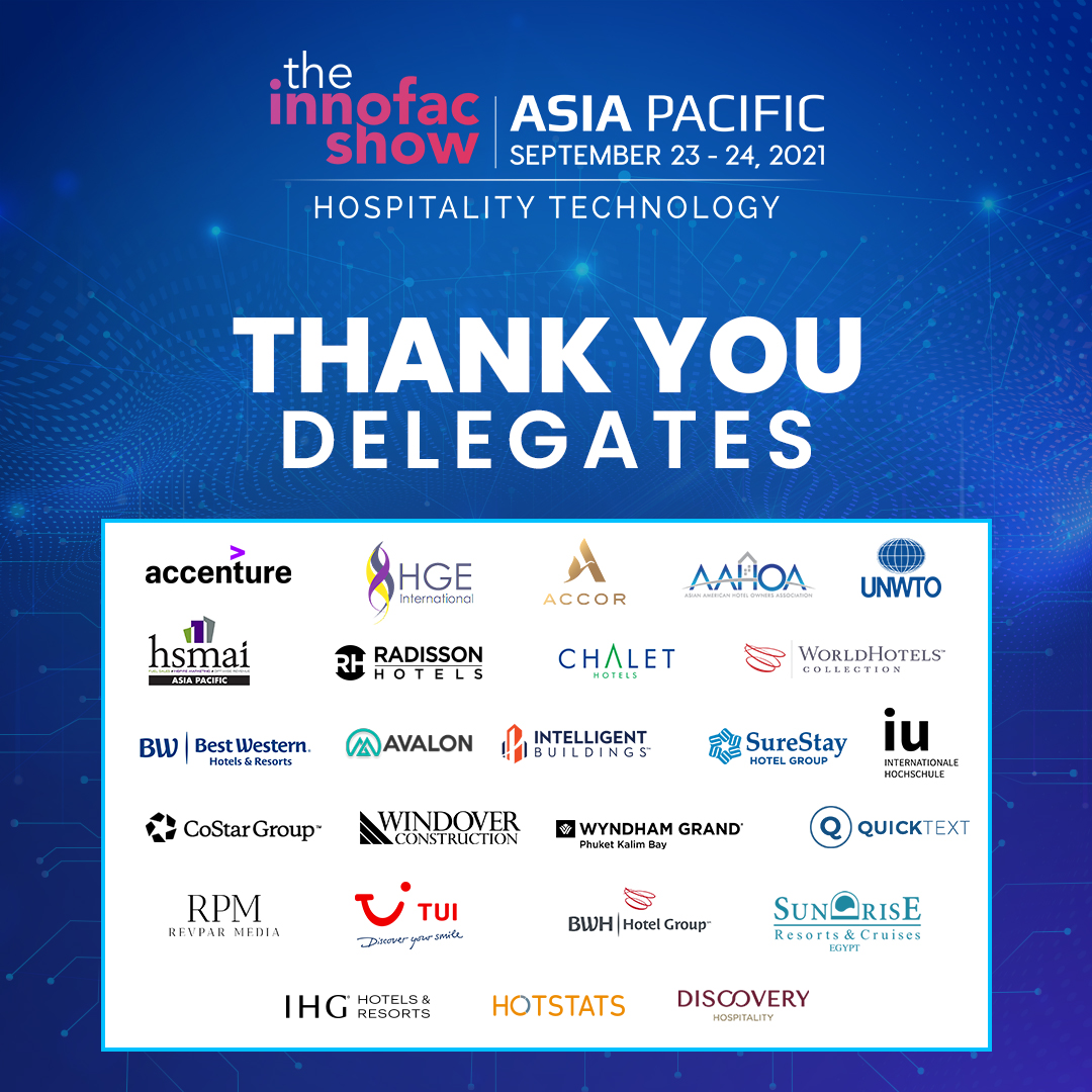 Thank You to #Delegates! 

#Business Owners, #Professionals, #Academicians and #Experts joined us from around the globe. They explored incredible learning and #networking possibilities within the #Hospitality Industry.  

#asiapacific #virtualevent #hospitality #hotel #meetings