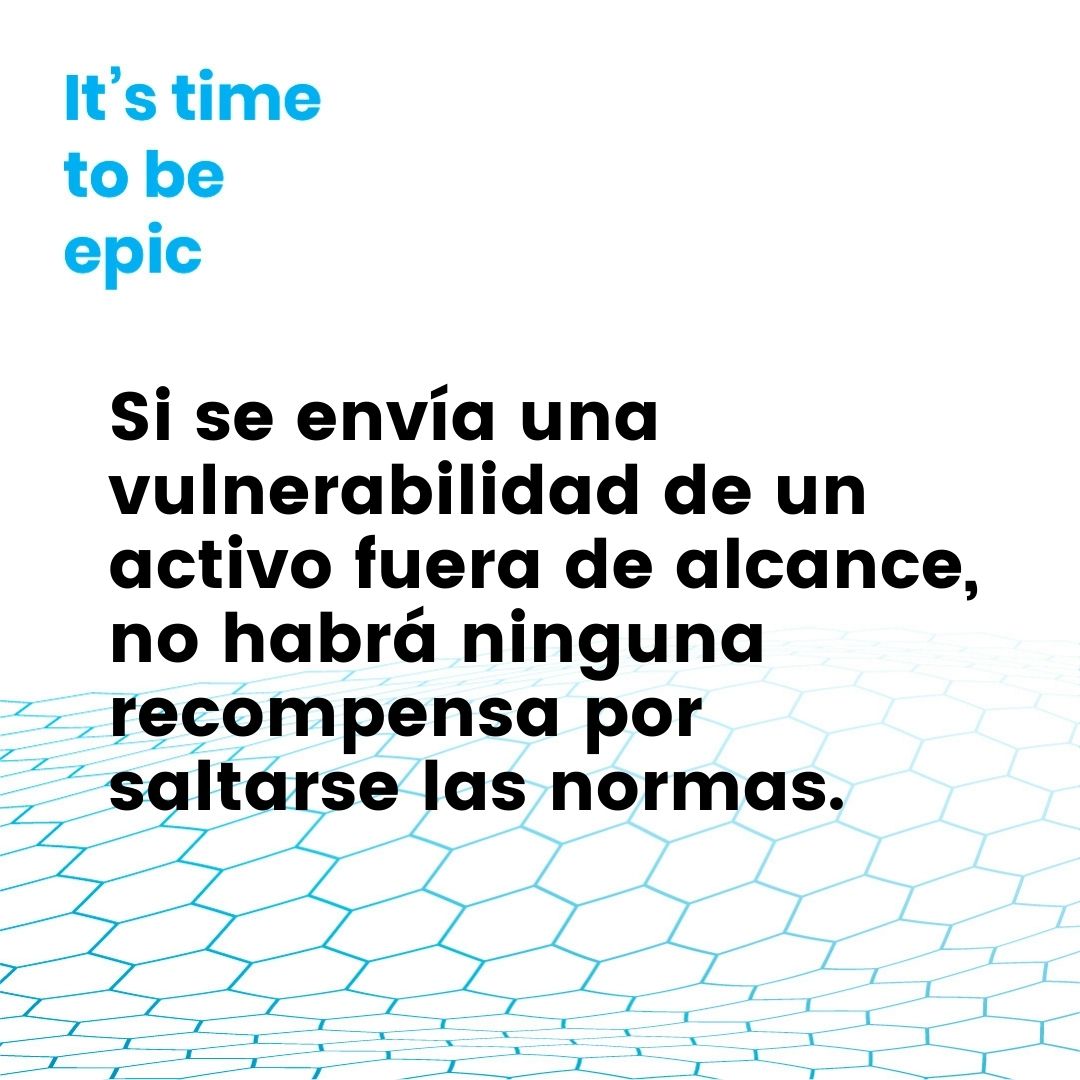 epicbounties's tweet photo. ¡Hunter, atento! 👀 Recuerda que, si se envía una vulnerabilidad de un activo fuera de alcance, dentro de una plataforma de bug bounty, no habrá ninguna recompensa por saltarse las normas.
#bugounty #bugbountytip https://t.co/EOhZa3w6xo