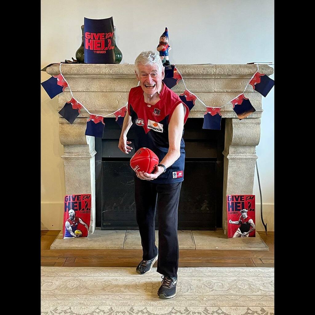 My dad, Peter McGrath, started barracking for the Dees when he was seven years old back in 1947. 

He cheered for the Dees during their glory days in the 50s and 60s and has cheered just as loudly ever since. 

Through thick and thin, Dad’s enduring pass… instagr.am/p/CUM9BCDPwY7/