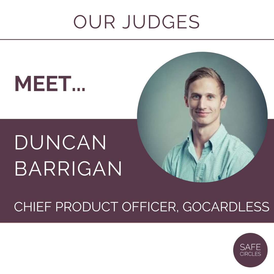 SafeCirclesUK's tweet photo. Meet Our Judges: Duncan Barrigan joins us today for Demo Day from @GoCardless as the Chief Product Officer. We are delighted to receive this support from our Gold Sponsor and look forward to seeing the verdict today!
Demo Day- LIVE NOW https://t.co/FmjuFAUnGB https://t.co/H5D8hGBI5t