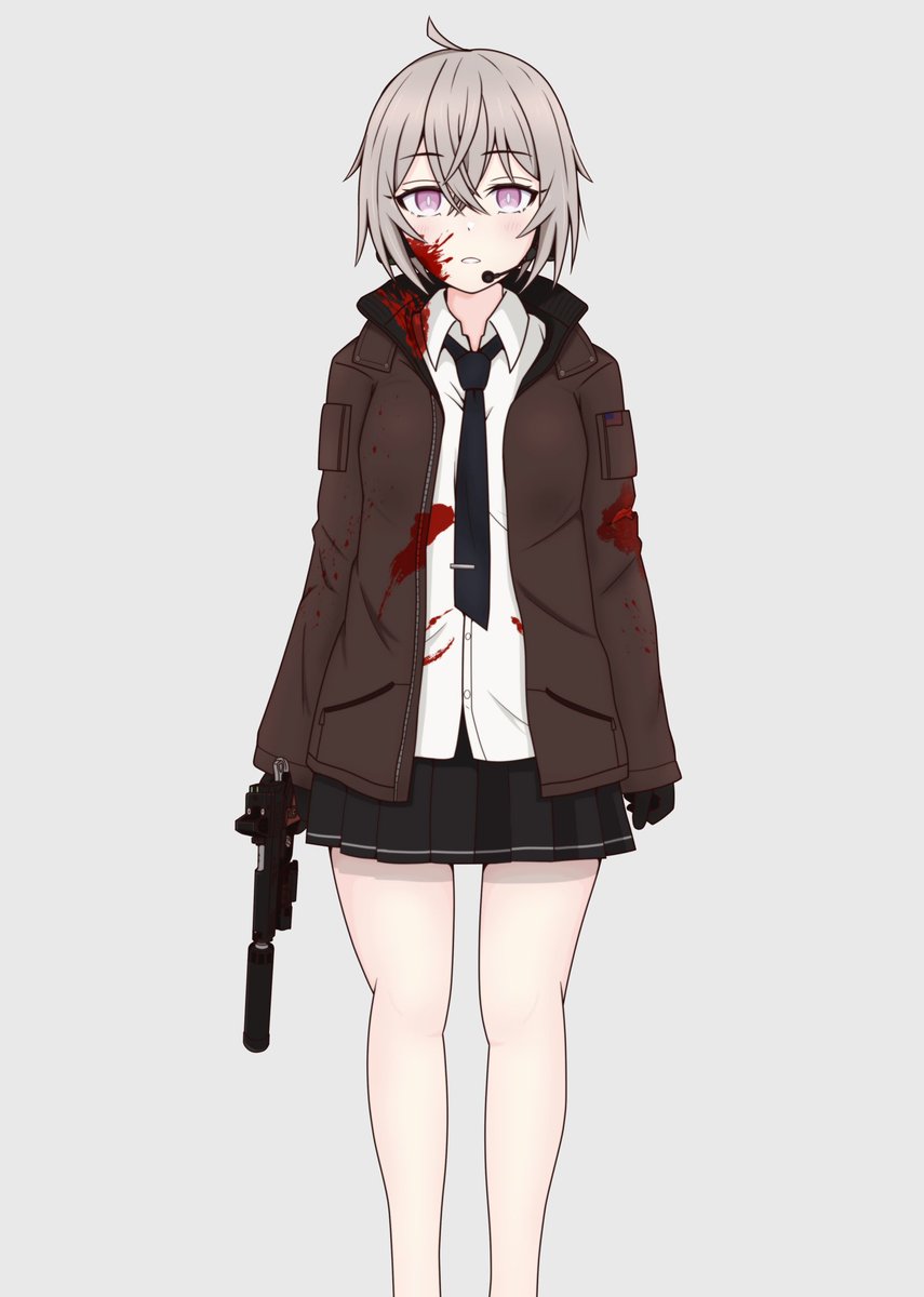 M200(ドルフロ) 「ウオォ💪(ウオォではない) #イラストを4枚貼ると秋風に乗って絵柄を好いてくれ」|ゴトーのイラスト