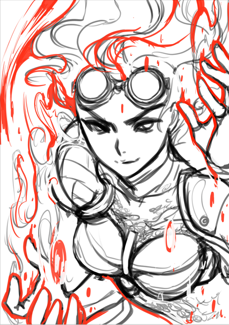 rachta_lin's tweet photo. @wizards_magic Chandra Nalaar is so iconic. I've been seeing her since forever and finally, I have a chance to draw her - really happy with it!
I cannot wait to draw her next month 🔥🔥🔥
#inktober #inktober2021 #magicthegathering #inkcraft #rachtalin #artober2021 https://t.co/9e5R6p63YT