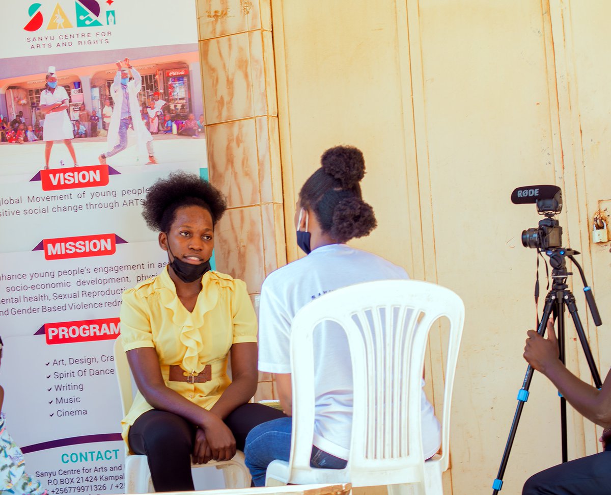 SanyuFor's tweet photo. Girls Making Strides. SARI is creating safe spaces where girls and young women are empowered in media and communication for socio and economic rights, leadership development and advocacy.
#Girlsmakingstrides, #SARI, #Artivismmovement,#Uganda. https://t.co/N0IUIALHEK