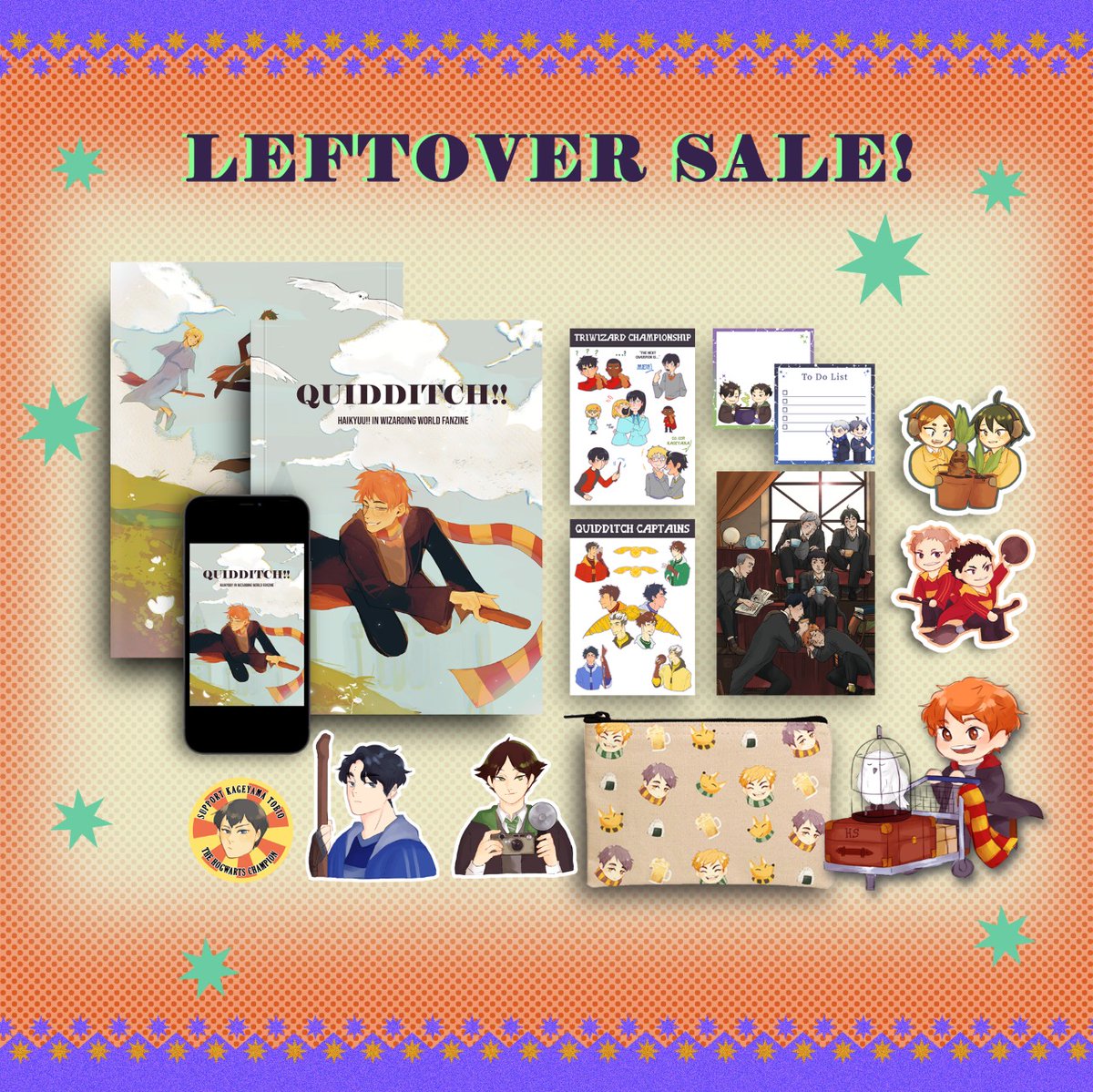HQuidditch's tweet photo. 🔮LEFTOVER SALE IS HERE🔮 

Grab our leftover items for a cheaper price! 
✨ Open until October 10th 2021
✨ Stocks are packed and ready to be shipped
✨ Included in batch 2 of our shipment
✨ LIMITED STOCKS! ORDER NOW 🚨

https://t.co/tAut1VC0vr https://t.co/I3OSMIUXCP