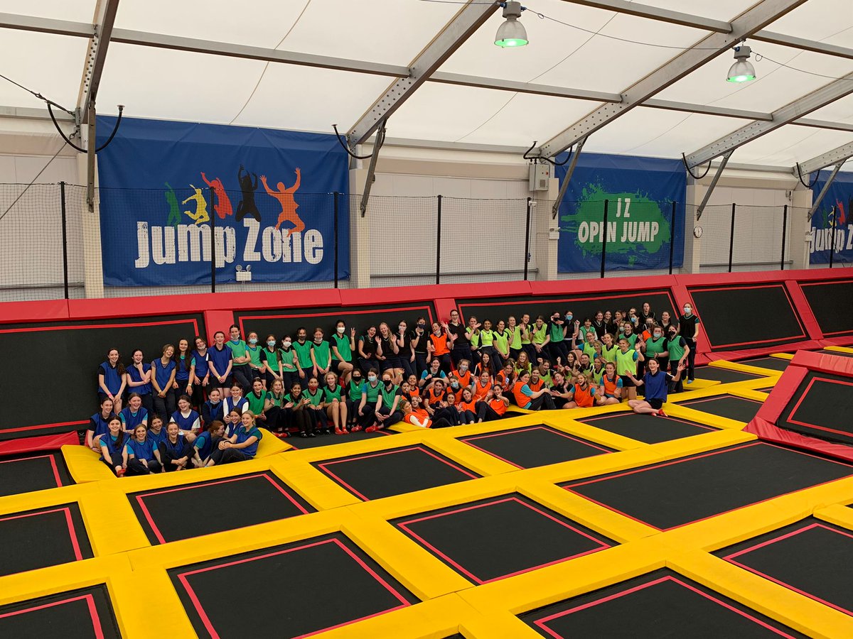 mtanville's tweet photo. TY’s enjoying their trip to @JumpZone_ie this morning, Many thanks to @JumpZone_ie for facilitating our visit. Great Fun was had by all. #fun #transitionyear https://t.co/f2DcyjlXkK