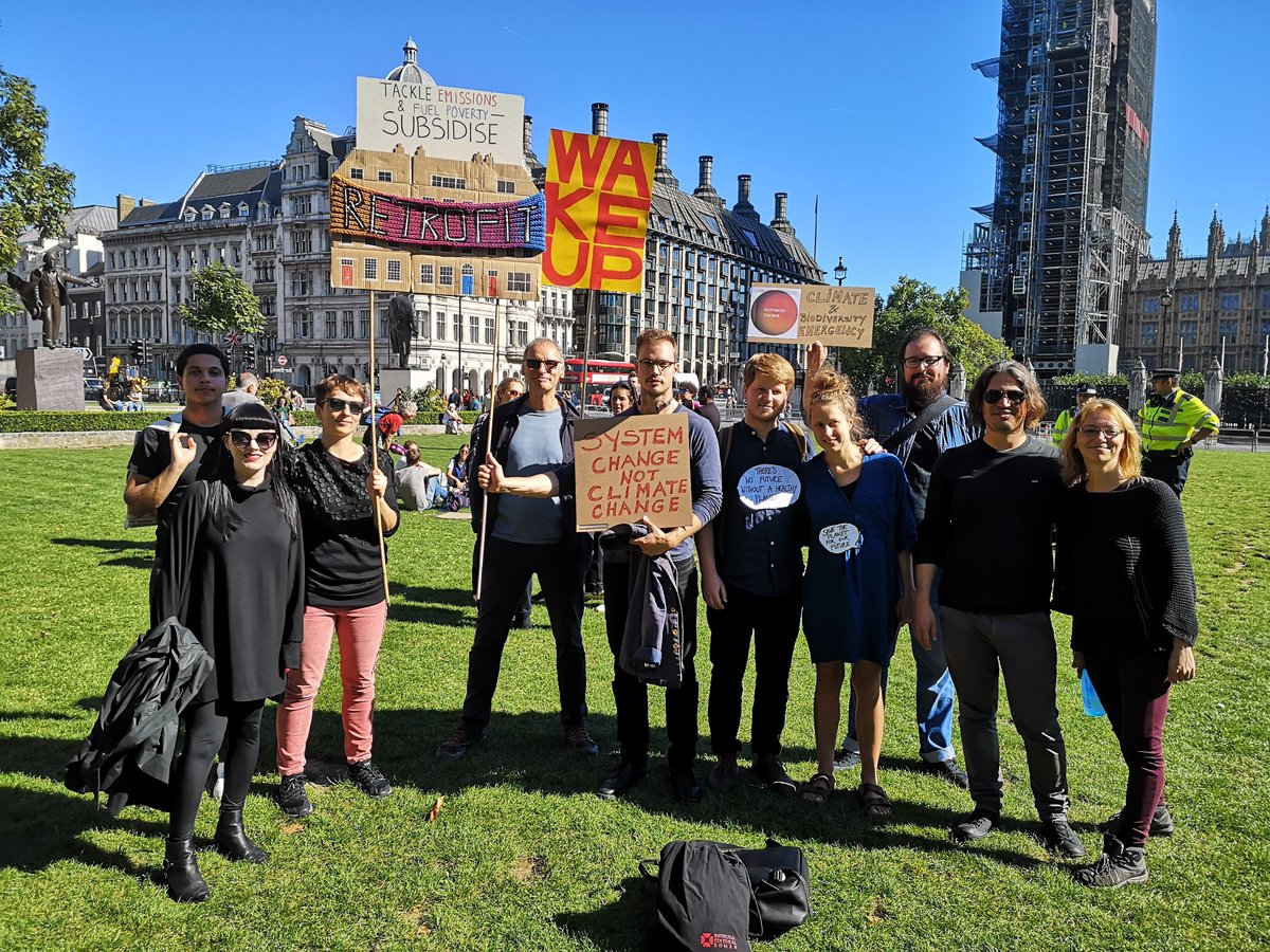 Haworth Tompkins has joined the Climate Strike today alongside fellow activists in the fight against climate change and biodiversity loss.
