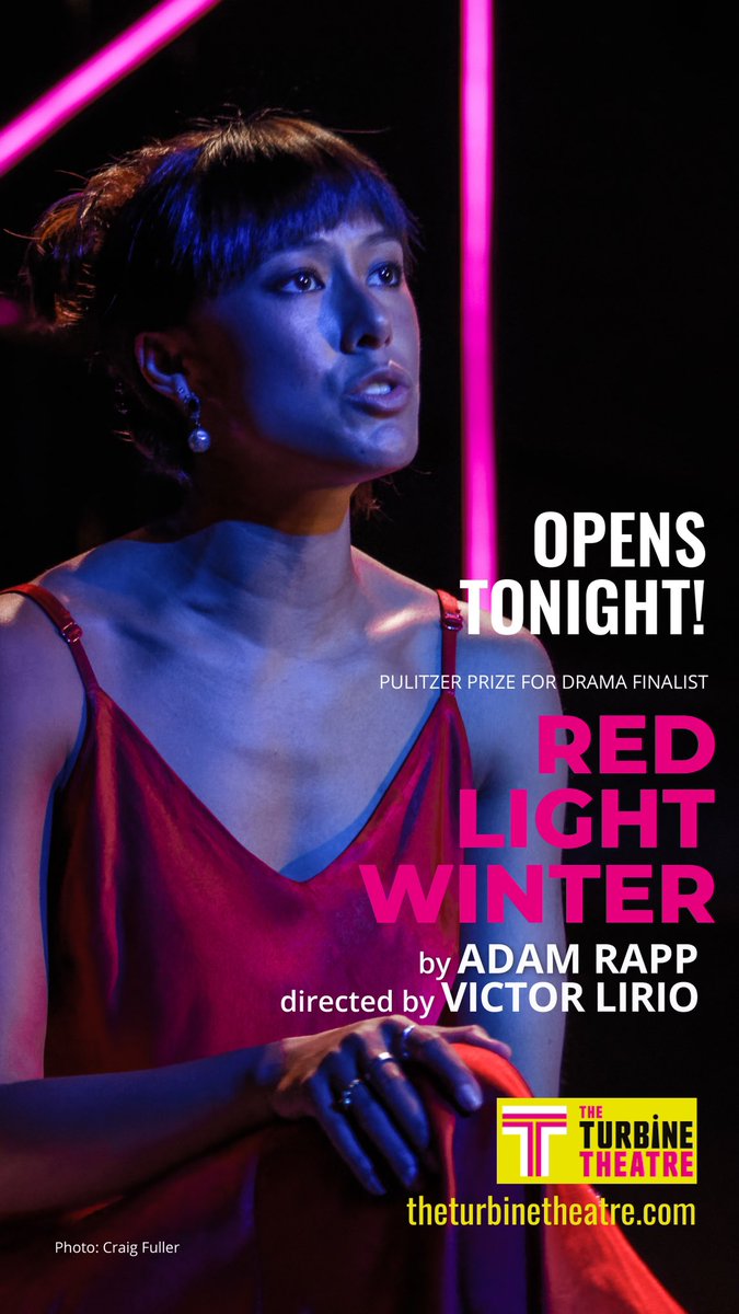 victorlirio's tweet photo. #RedLightWinter opens tonight at @TurbineTheatre … Limited run!Production photos by @CFullerPhoto #londontheatre #offwestend @BatterseaPwrStn https://t.co/3z1RoB1eOG