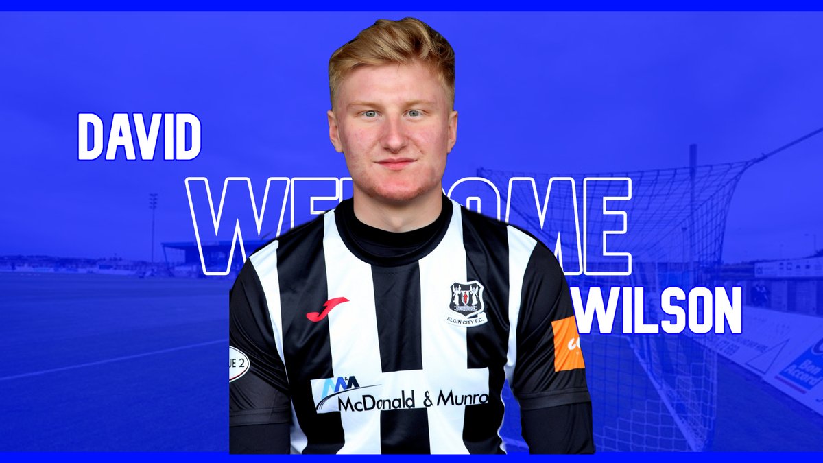 Peterhead Fc Welcome David Wilson We Are Delighted To Announce The Signing Of Defender David Wilson On A 2 Year Deal Who Had Previously Been At Elgin City The