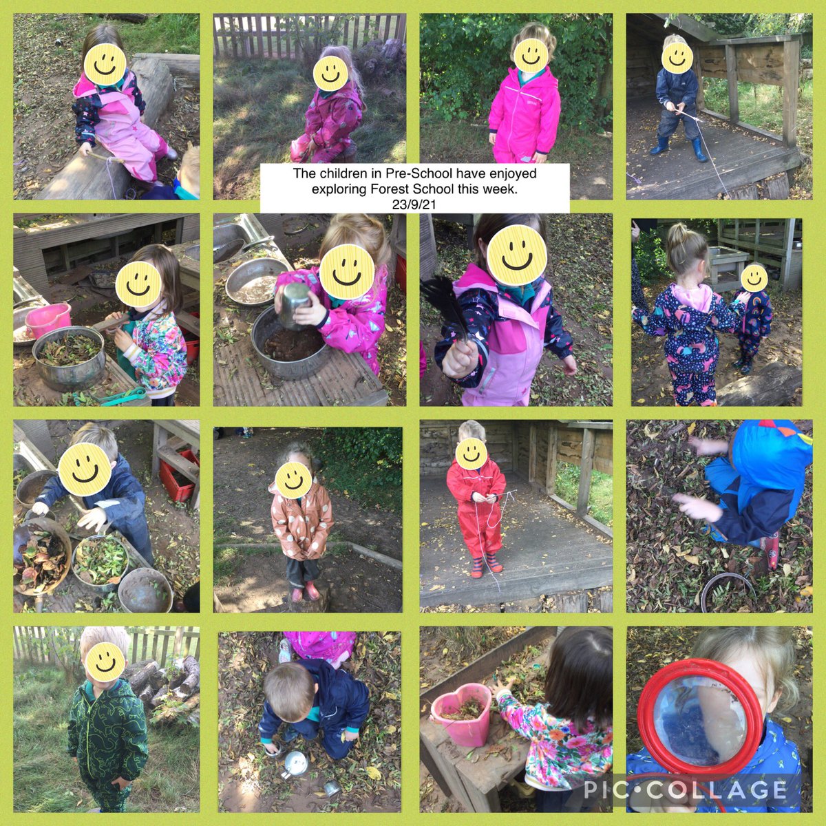 Heronswood_Sch's tweet photo. The Pre-School children have loved exploring the Forest School environment this week, they have learnt about the rules of Forest School and have enjoyed minibeast hunts, making mud pies, fishing with home made fishing rods and making fairy houses. #eyfsforestschool #imagination https://t.co/XpExqRVvqt