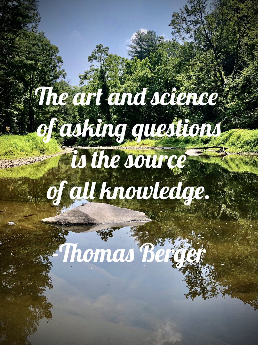 Ego, hubris, &amp; a fear of being mocked can keep us from questioning. Yet questions lead us to discovery, clarity, &amp; knowledge if we have the courage &amp; humility to ask them. Don’t allow others to shame you away from knowledge &amp; a deeper understanding. Be brave. Stay open. Question.