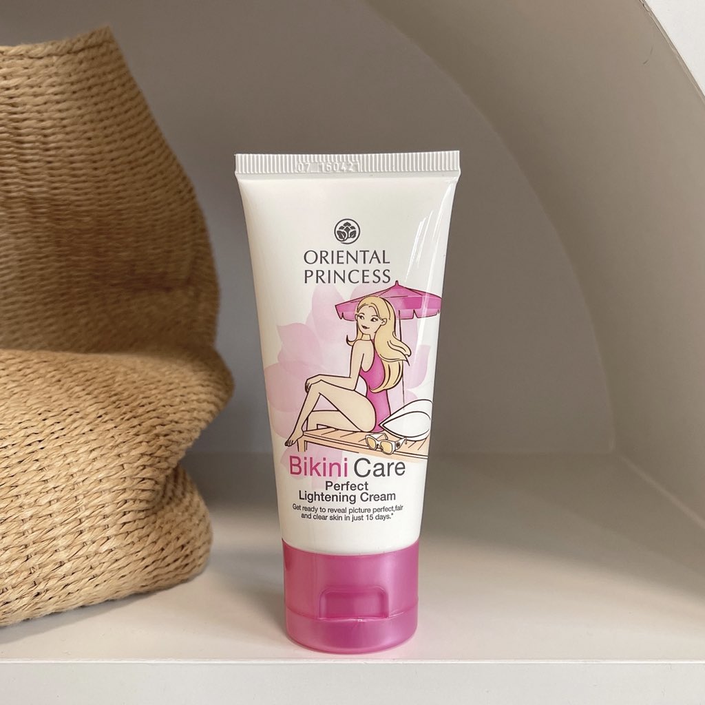 jenitalks's tweet image. เมื่อ Oriental Princess มีครีมทาก้นนนนน 🍑 หวีดมากก จริงๆทาได้ทั้งขาหนีบ แก้มก้น ข้อพับต่างๆ ที่สีผิวคล้ำ น้อนคือ Bikini Care Perfect Lightening Cream ส่วนผสมอ่อนโยนช่วยบำรุงและฟื้นฟูผิวบริเวณลับๆให้ดูไบรท์ กระจ่างใส ก้นกับขาหนีบเนียนน ใสขึ้นจริงง #ครีมทาขาหนีบOP