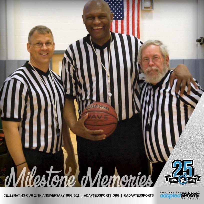 AdaptedSports's tweet photo. Celebrating 25 years of interscholastic adapted sports! #MilestoneMemories #aaasp25 #adaptedsports #sportsforALL @AdaptedSports @OfficialGHSA @NIAAA9100 @NFHS_Org https://t.co/4Q3TzNE2rD