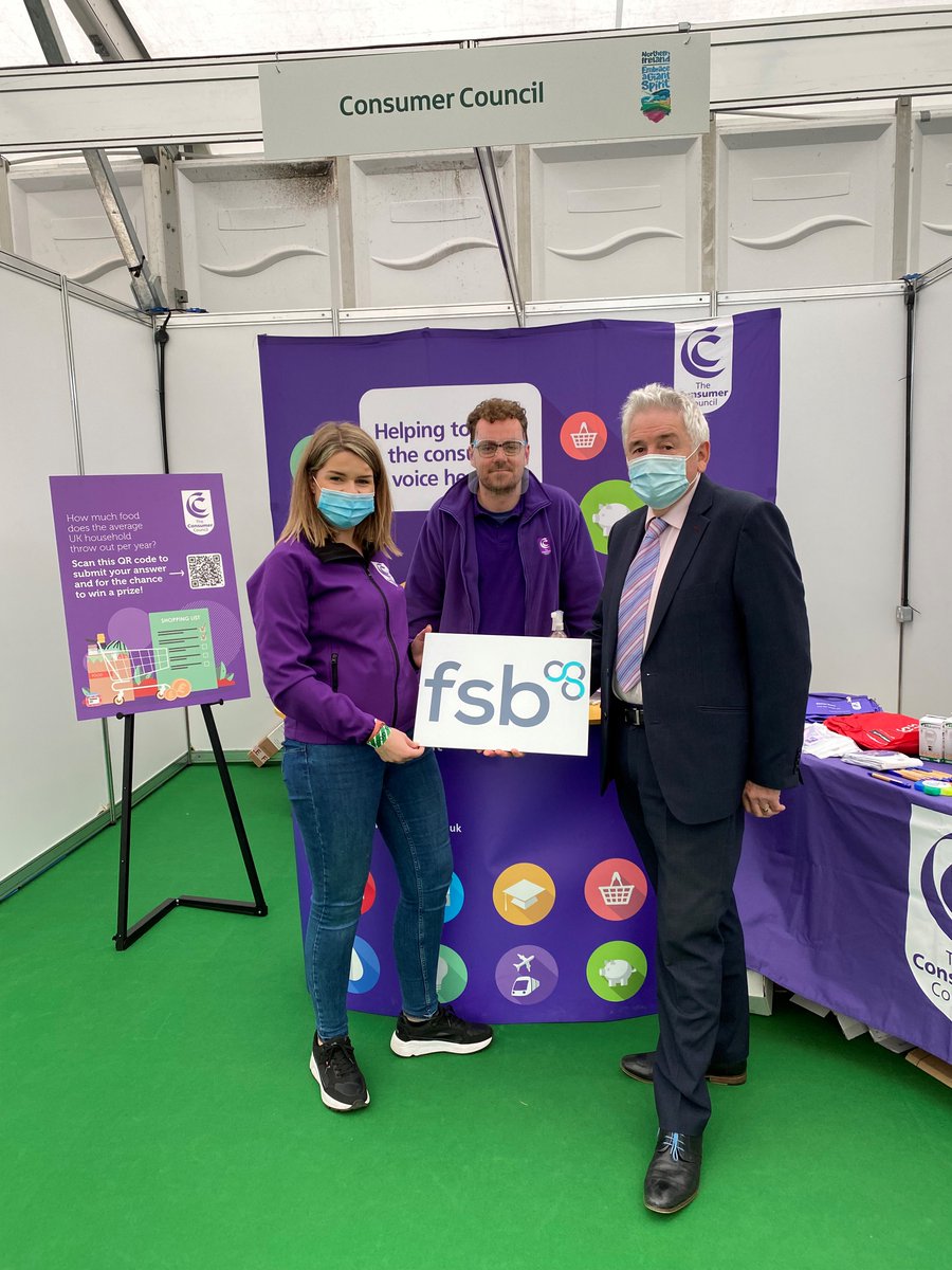 FSBNIRegion's tweet photo. Also fantastic to meet up with some of Raymond's fellow team members at the @ConsumerCouncil stand in the NI Food Pavilion at @balmoralshow
#5minswith #SupportForSmallBusiness
@FSB_NI @bjkpropertyhot1 https://t.co/ycaxR9IKN8