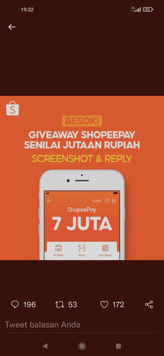 oethink_ansa's tweet photo. @ShopeeID Beneran nee mo d kasih 7 juta., https://t.co/ub2b98k8Ku