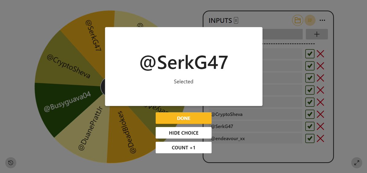 tall_nft's tweet photo. Here comes the winner! @SerkG47 https://t.co/SYw90xV6Cx