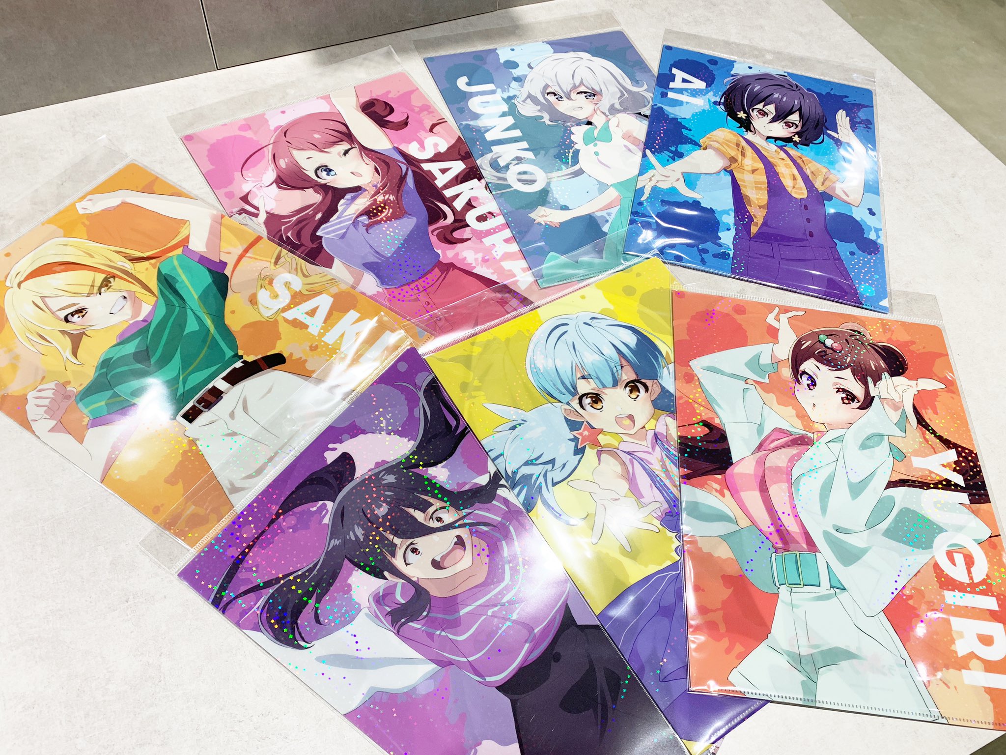 ゾンビランドサガ　キャラクターデザイン深川可純直筆サイン入り限定色紙/ ゾンビランドサガ 深川可純先生直筆サイン入り複製イラスト色紙