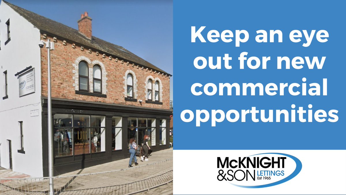 Are you looking for a property to grow your business empire in? 💰

We have two exciting commercial properties that will soon be available to let in Carlisle.

Keep an eye on our social media pages for more information coming soon 👀