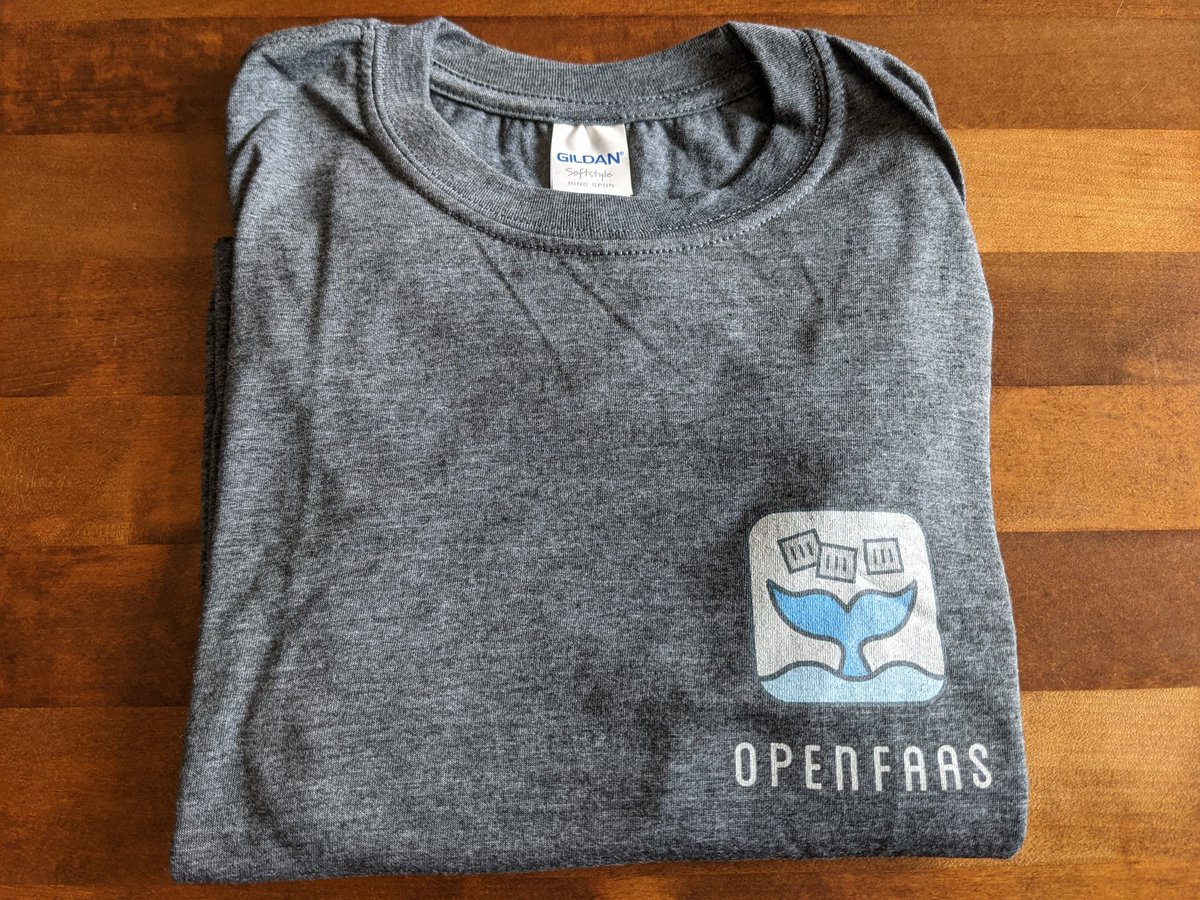 openfaas's tweet photo. T-shirts are back for Autumn/Fall.

Check them out and order to your home or office in the UK or USA

Free delivery #faasfriday #teamserverless ⭐

https://t.co/OLRFMwc6lC https://t.co/CuI0tU3RP0
