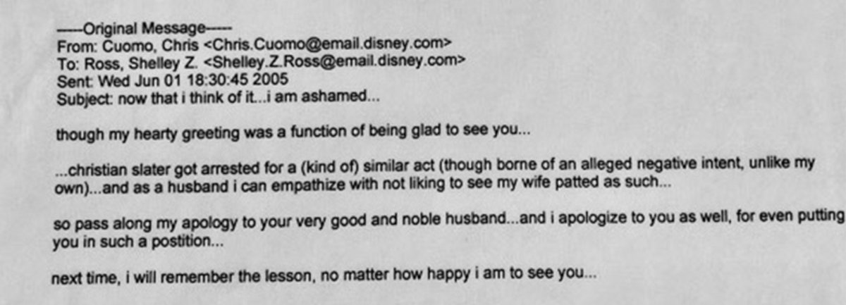 JessicaValenti's tweet photo. After Chris Cuomo grabbed a woman's ass in 2005, he wrote her an email apologizing...to her husband. https://t.co/raGoA5SmoN https://t.co/0kiwbTYnj3