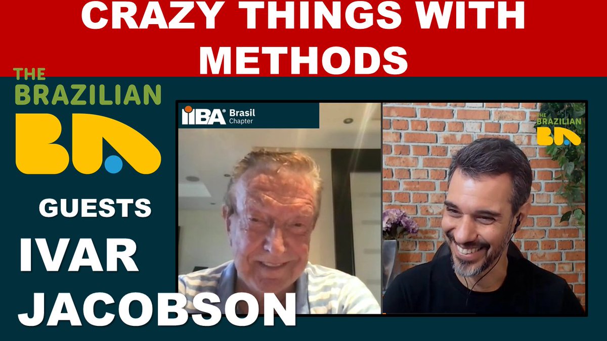 fabricio_laguna's tweet image. Ivar Jacobson tells some of the craziest things he has noticed after 50 years of working with methods and frameworks.
youtu.be/ENXSFkpfzvw via @YouTube 

#methods #softwareengeneering #thebrazilianba #essence