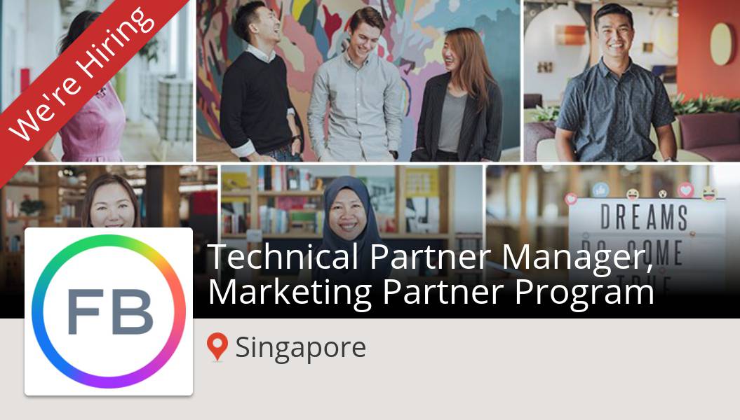 Mallikarjun2507's tweet photo. Apply now to work for #FacebookCareers as Technical Partner #Manager, #Marketing Partner Program! (#Singapore) #job https://t.co/BepPbegABt https://t.co/m9g9npykcN