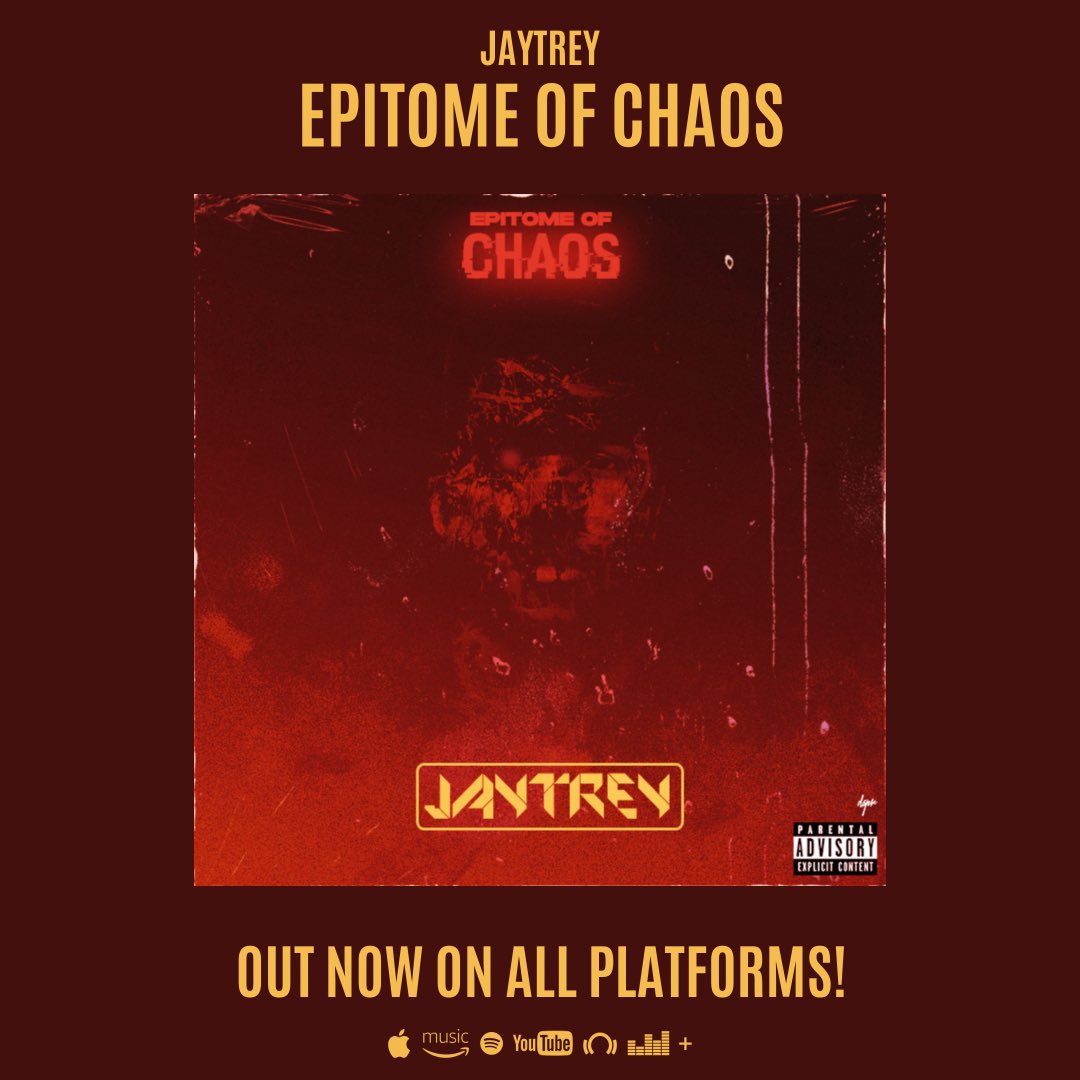 antchurchmusic's tweet photo. @jaytrey42 new album “Epitome of Chaos” produced by me is out now on all platforms! Listen here 👉 https://t.co/bE5e2sEWHf #newalbum #projectrelease #albumpromo #epitomeofchaos #producergrind #newmusic #indieartist #indiecontent #albumrelease #septembermusic #hotnewhiphop #hiphop https://t.co/rbqjxjer02