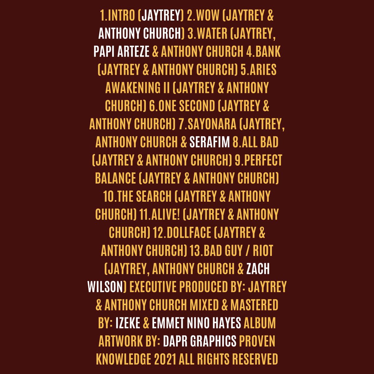 antchurchmusic's tweet photo. @jaytrey42 new album “Epitome of Chaos” produced by me is out now on all platforms! Listen here 👉 https://t.co/bE5e2sEWHf #newalbum #projectrelease #albumpromo #epitomeofchaos #producergrind #newmusic #indieartist #indiecontent #albumrelease #septembermusic #hotnewhiphop #hiphop https://t.co/rbqjxjer02