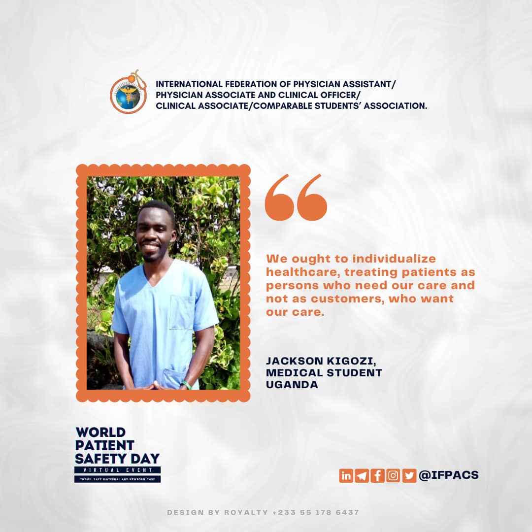JacksonKigozi's tweet photo. #worldpatientsafetyday
Patients not customers 🙏 https://t.co/QOzVSgAQmc