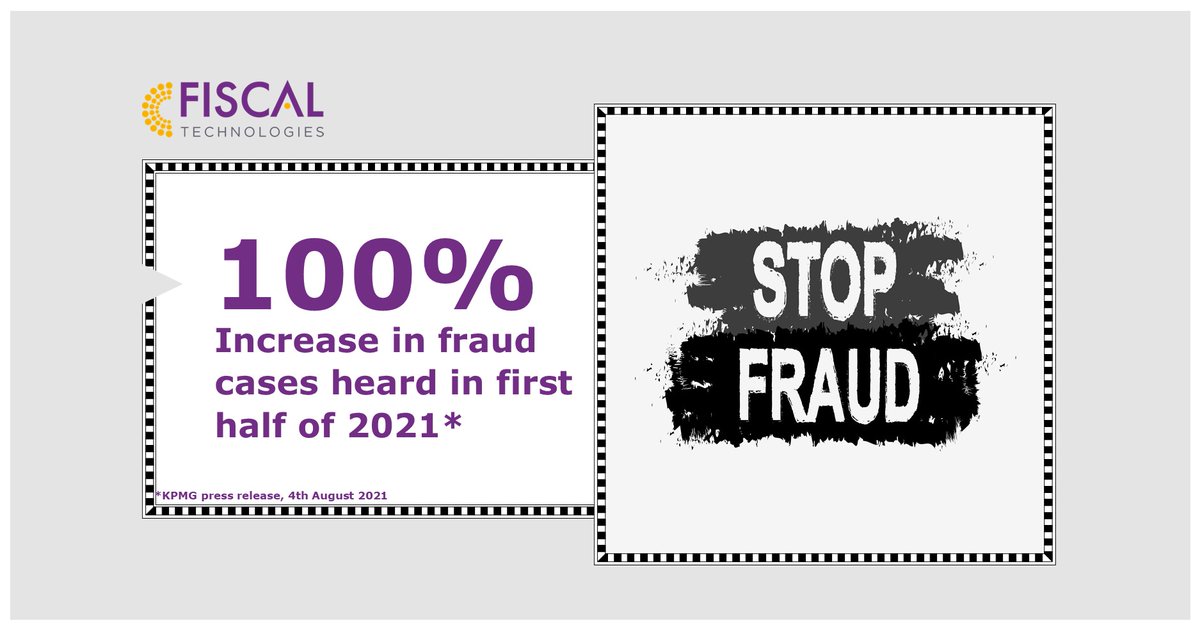 FISCALTec's tweet photo. According to KPMG the volume of fraud cases hitting UK courts has doubled in the first half of 2021.
Don't be deceived by #fraud. It's likely hiding in plain sight!
Download our insightful infographic - shared during this week's #FocusWeek21: https://t.co/BGsR3rUm23 https://t.co/NoGbXg5C6U