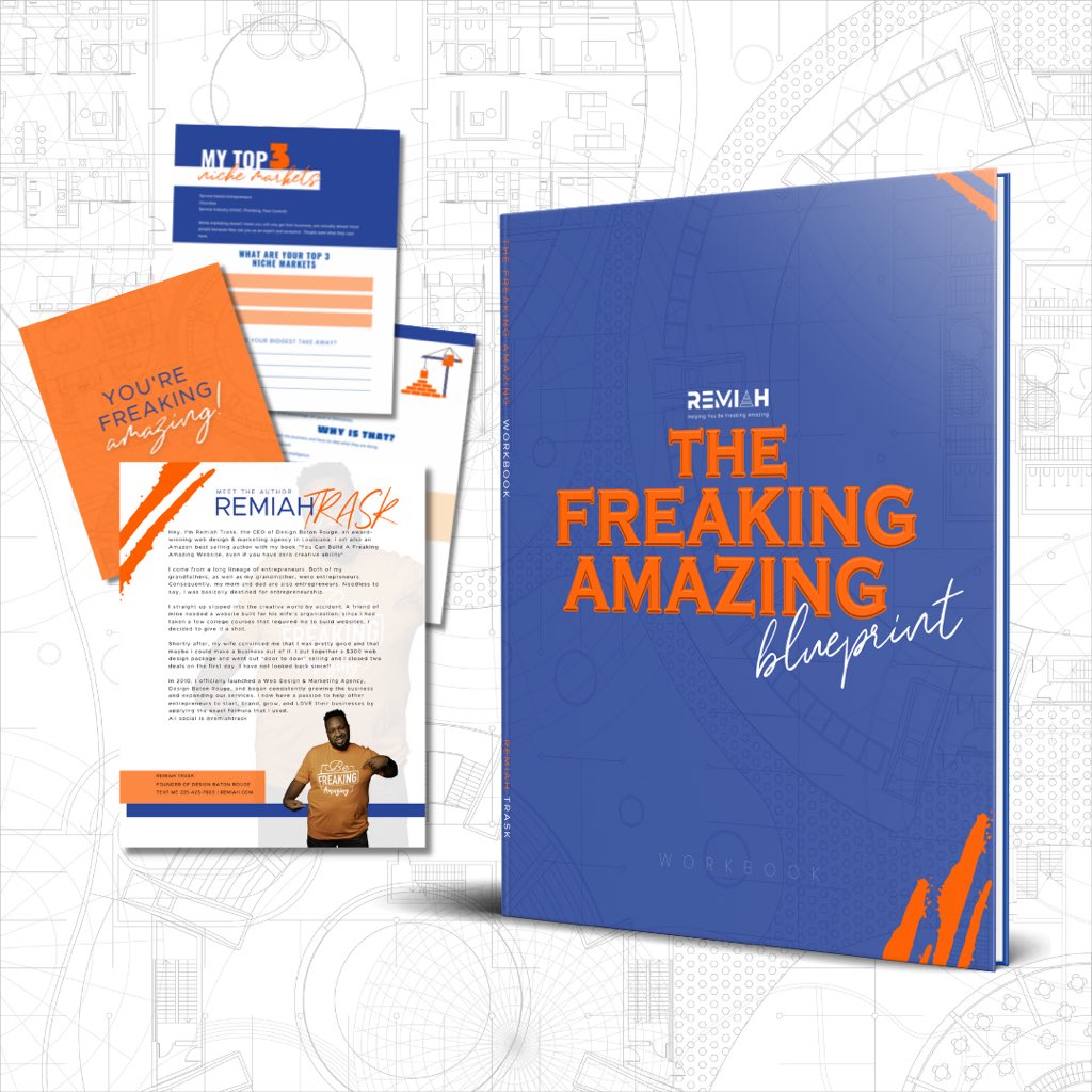 IndiaAlmighty's tweet photo. Some client’s are an absolute pleasure to work with, he is certainly one! Workbook project and mock-ups completed for my client Remiah! #FreakingAmazing https://t.co/cjdTVb3VUB