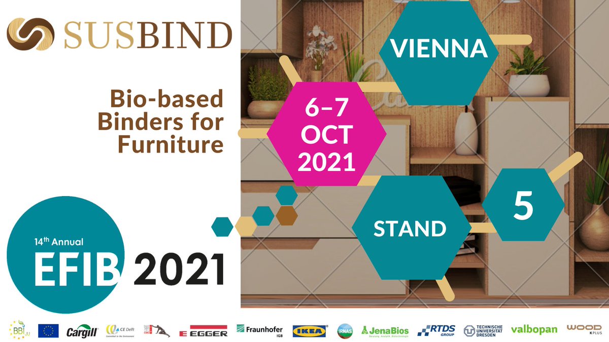 susbind's tweet photo. 📢#SUSBIND and its partners are making last preparations 4 #EFIB🚀 Will you meet us there?@EFIBconference https://t.co/bQCRp28lHB