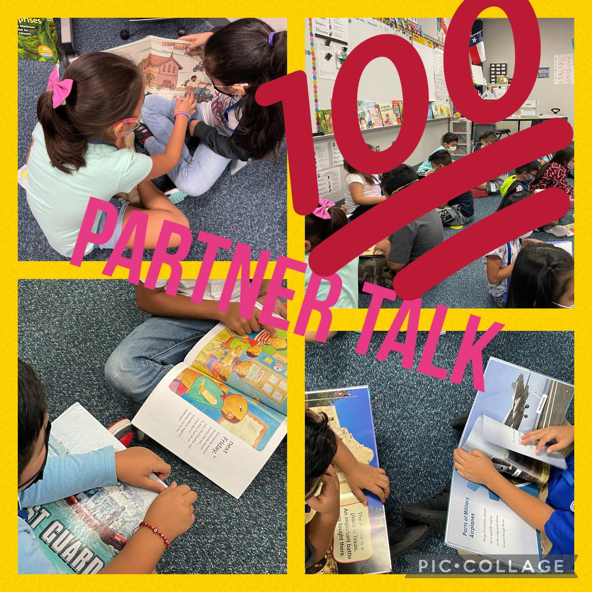 MsMendoza6's tweet photo. #Secondgraders thrilled about sharing their books ๐ with a #readingpartner #thoughts #feelings #experiences because #WeSWIMtogether @duryeaschool @CFISD_ELAR2_5 #lovereading https://t.co/uvxSioVoaX