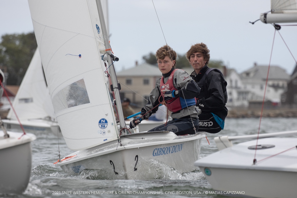 SnipeWho2021's tweet photo. Felipe Fuentes and Benjamin Guzman (Chile) making their move.
@CottageParkYachtClub #SnipeWHO2021
📷 Matias Capizzano https://t.co/mBF7ij95mW