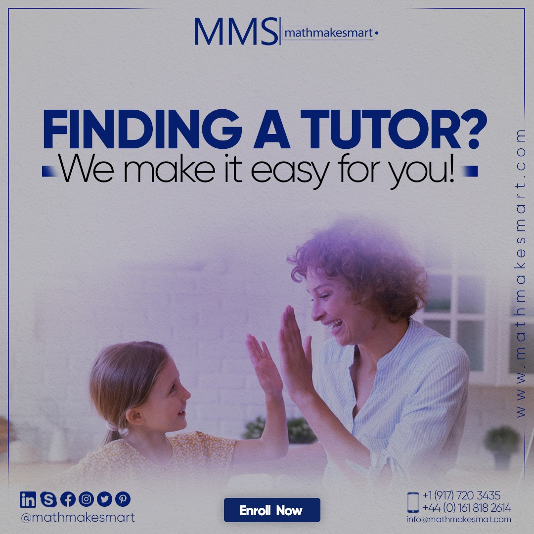 mathmakesmart's tweet image. FINDING A TUTOR?
We make it easy for you!

👩‍🔬 Math and Science Tutors from Grade 01-12
🖥visit us mathmakesmart.com
📲call us +1 (917) 720 3435

#MAthmakesmart #MMS #Quizoftheday #Riddleme
#QnA #Hometutor #onlineeducation