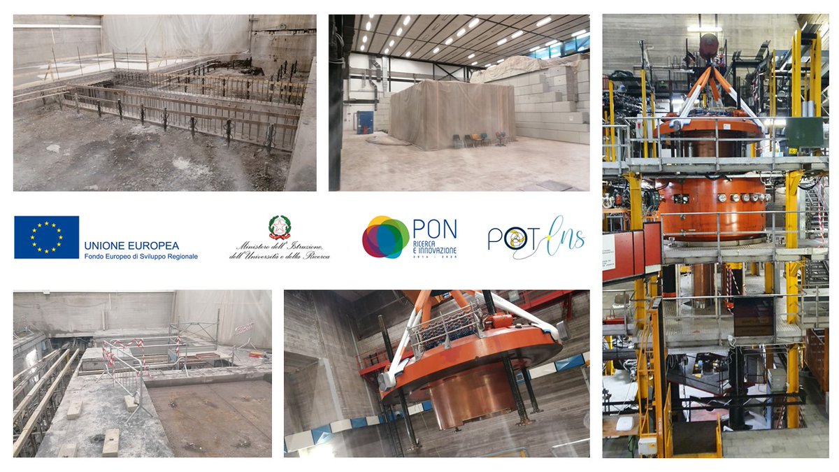 LNS_INFN's tweet photo. #POTLNS consists of refurbishing and upgrading currently #LNS infrastructure. Adding of extraction method of the Cyclotron (#K800), construction of a isobaric separator (#FRAISE) and the upgrade of MAGNEX beam lines required for the #NUMEN, are the main activities of the project. https://t.co/A6OnKLl9J7