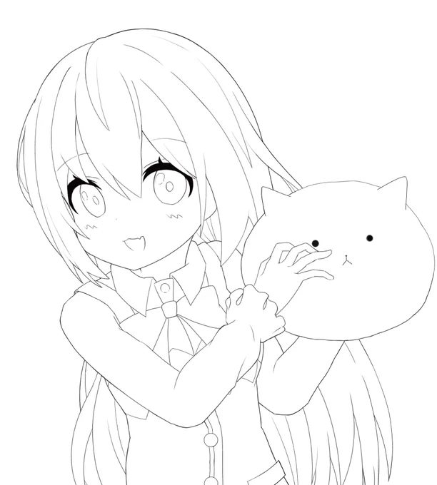チノ&ティッピー 線画 