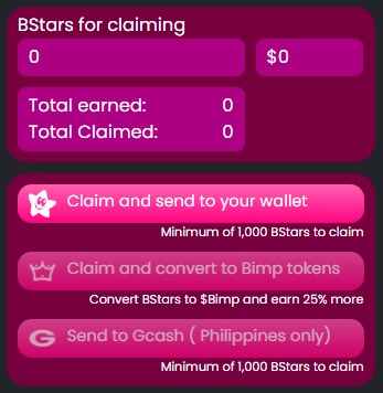 BIMP_Official's tweet photo. Explore the #BIMPstreamToEarn platform at https://t.co/WaAAEq8qsq!
Claiming the #BStar earnings can be done right away on the $BIMP streaming overlay #dapp!
$BIMP #BUSD #BNB #BSC #crypto #defi https://t.co/E6ml3ltE28