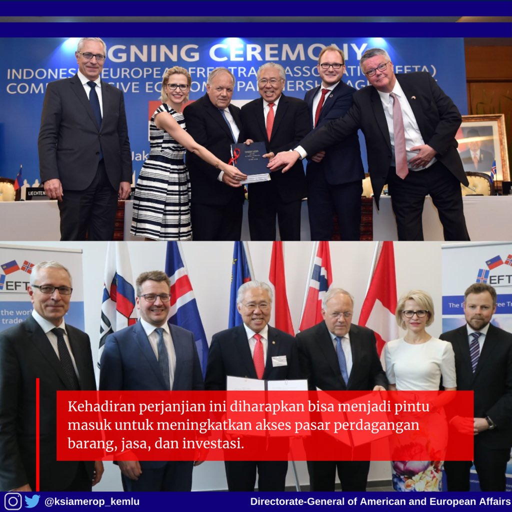 Lalu, kita selalu ramai bahas IE-CEPA tapi sudah berlaku belum, ya?

Ternyata, IE-CEPA akan mulai entry into force pada 1 November 2021, teman-teman. Semoga dengan berlakunya IE-CEPA, Indonesia dan EFTA saling diuntungkan ya.