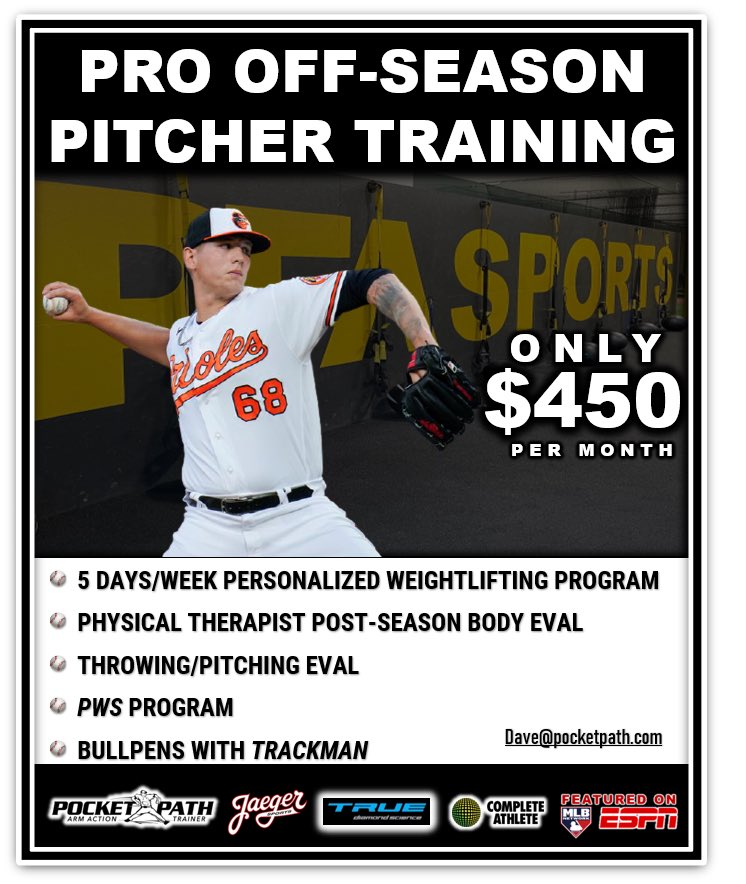 PFAbaseball's tweet photo. CHANGE your routineβ¦..CHANGE your career πͺ #Road2theMLB #PWS email me to set up eval and schedule Dave@pocketpath.com #OffSeason #MakeStarters #MakeClosers #NOWALKS https://t.co/qVmERrunbo