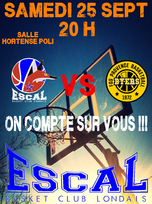 villelalonde83's tweet photo. 📆 Week-end sportif à @villelalonde83 ! 
🏀Samedi : l'Escal Basket reçoit Fos Provence Basketball - 20h - Salle H. Poli.
⚽️Dimanche : le @SOLondais reçoit l'AS bouc Bel Air - 15h - Stade Guillaumont.
Entrée gratuite - Masque&amp;Pass Sanitaire obligatoires. https://t.co/b3OlAe45sZ