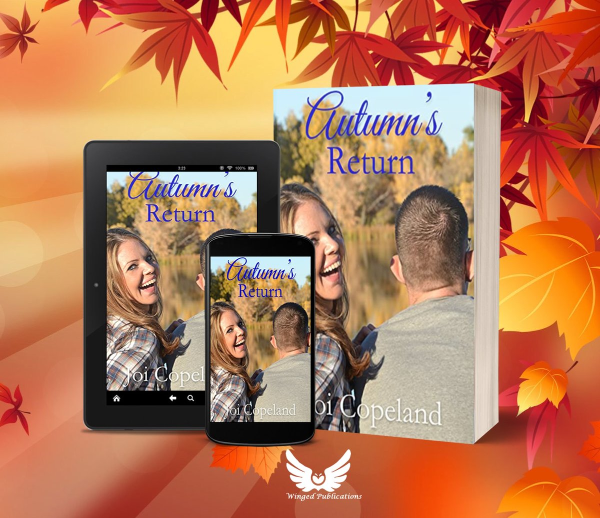 WingedPublicat1's tweet photo. Autumn's Return (Love On The Air Book 4) by Joi Copeland https://t.co/Po4pgPZ4Tn

She longs for forgiveness and redemption.
He longs for a new start and reconciliation.
Can they find their way back to each other or will they let their past dictate their future? https://t.co/hYV3n3GUtc