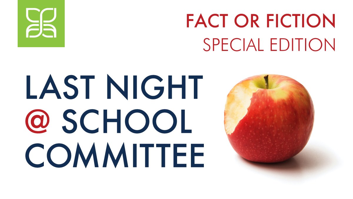 Happy Friday! Enjoy a special bonus episode of "Last Night @ School Committee" that we're calling "Fact or Fiction." Today, we recap claims &amp; promises made over the past few months to see what turned out to be true. Listen &amp; share with your friends. shahfoundation.org/last-night-at-…