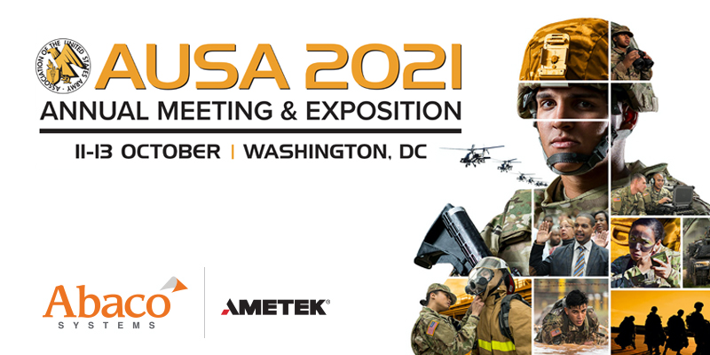 Can't wait to touch down in D.C. for AUSA ! I'm looking forward to seeing everyone in person and hearing Abaco's big news in on Day 1. ow.ly/A1Cv50GfvAA

#Innovation #Abaco #AbacoSys #AMETEK #AUSA2021 #October21events #DCevents #SOSA #booth6812