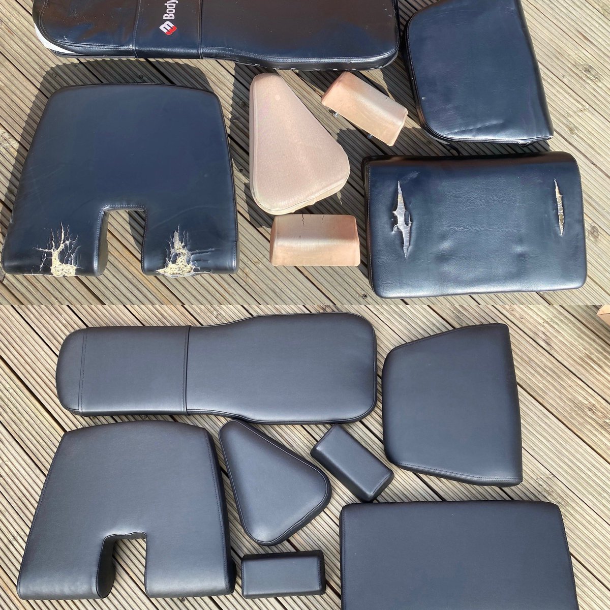 Gym Service Repair (@gymserv) on Twitter photo Quality workmanship with another selection of pads recovered by <a href="/gymupholstery/">Gym Upholstery</a> 4 day turnaround including shipping 👍🏼✅ #gymserv #gymrepairs #gymservices #gymengineer #beforeandafter Quality workmanship with another selection of pads recovered by <a href="/gymupholstery/">Gym Upholstery</a> 4 day turnaround including shipping 👍🏼✅ #gymserv #gymrepairs #gymservices #gymengineer #beforeandafter