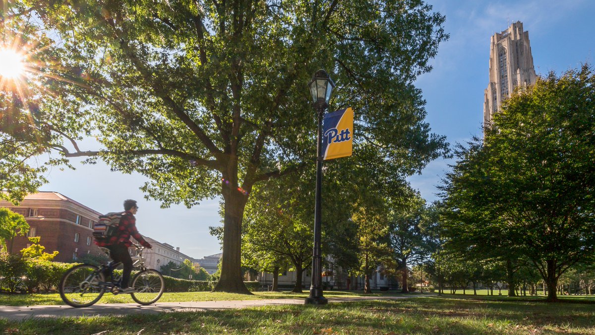 Last day of #BikeToCampusWeek!  We'll see you from 1 to 4 today at the Bike Festival at Schenley Plaza sustainable.pitt.edu/2021-bike-to-c… or ride with us &amp; <a href="/LAGOSatPitt/">PittLAGOS</a> at 4:30!  It's a gorgeous day to bike!
