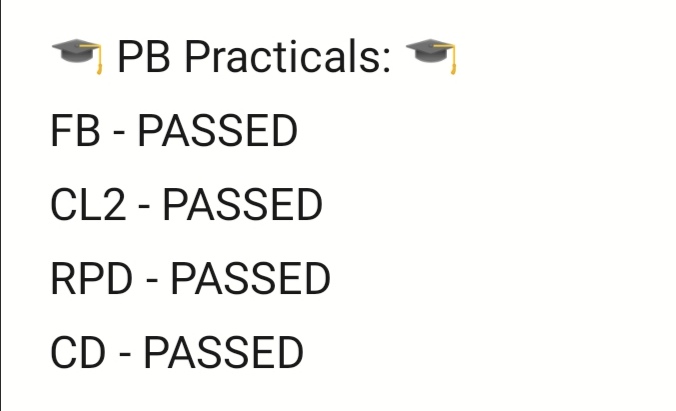MessyLuna69's tweet photo. Legit ang kaba ko sa theory kasi may 4 repeats ako, mas focus ko kasi ang practicals dahil limited f2f lang magagawa 😭 pero thank you lord makakatulog na rin sa wakas ☝️🎓 BOARD EXAM NA LANG!! 🥺🙏 #futureDMD https://t.co/WbTaRznoXe