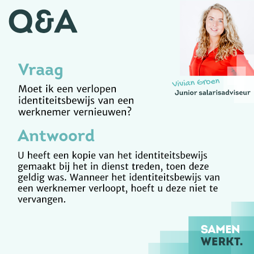 Wat te doen met de verlopen ID van een werknemer?
#q&amp;a #idbewijs #samenwerkt
