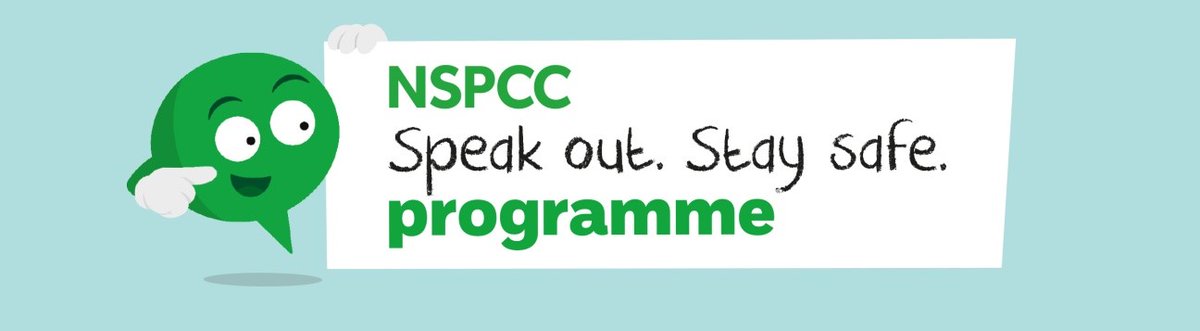 We are participating in the NSPCC’s ‘Speak out. Stay safe’ programme. Aims to help children understand abuse in all its forms  to recognise the signs of abuse in a child friendly way. Children are reminded to speak out if they are worried, either to a trusted adult or Childline.