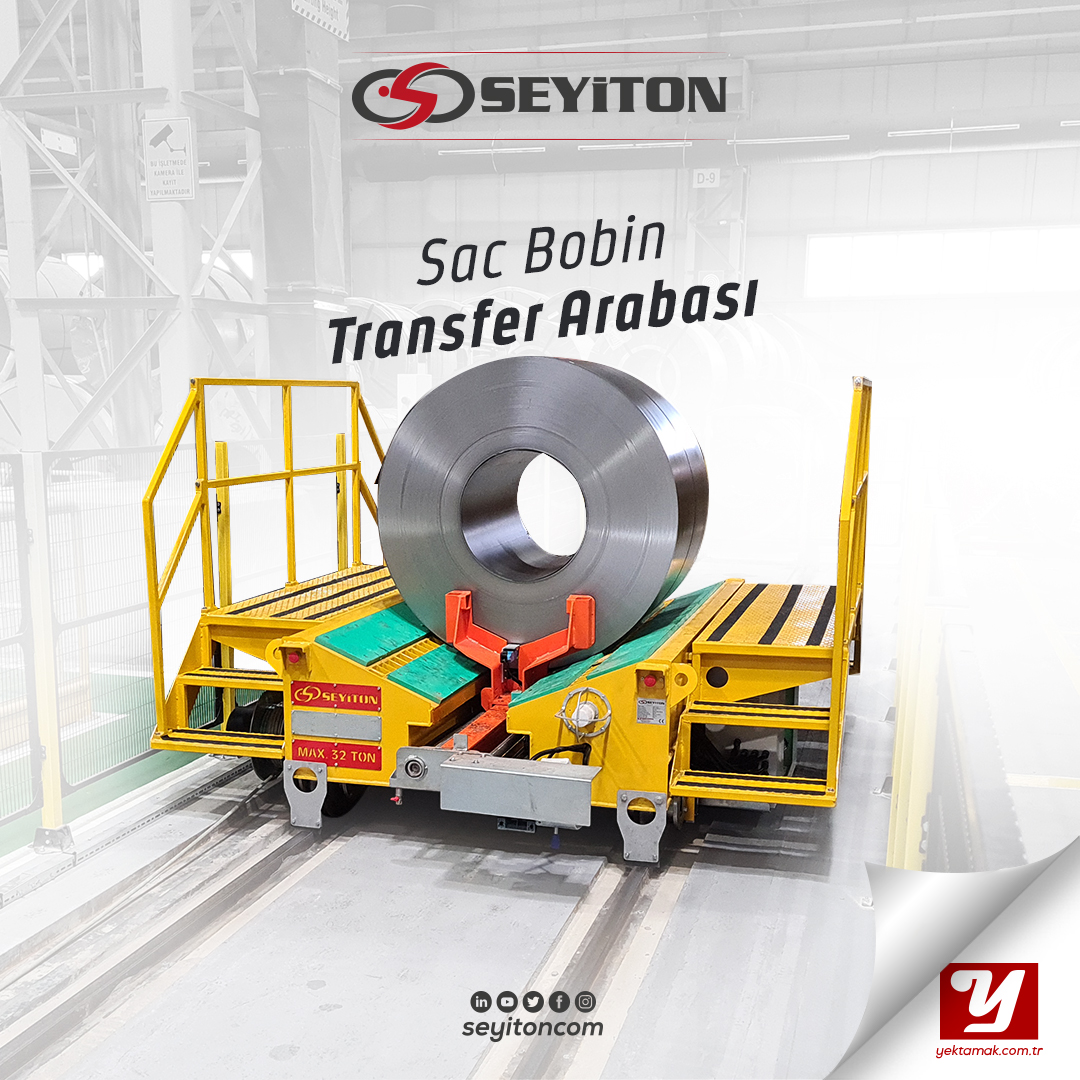 🇹🇷 Sac bobinlerin holler arasında taşınması için özel olarak üretilen Seyiton raylı transfer arabası.

🇬🇧 Seyiton rail transfer carts specially produced for the transport of sheet coils between halls. 

🖱 seyiton.com

#endüstri #mühendislik #YerliveMilliSanayi