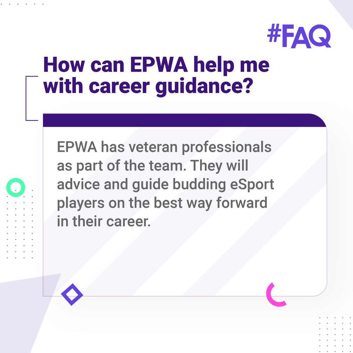 ewacentre's tweet photo. #FAQs 
Still have a query? Write to us at info@epwa.in

#GuardTheGamers #EPWA #PlayersRights #EsportsWelfare #eSports #Gaming #Gamers #PlayTheGame #DontBePlayed #esportsindia #battlegroundsmobileindia #bgmi #playstation #xbox #fortnite #twitch #mobilegaming #consolegaming #csgo https://t.co/Qb71CAevHa